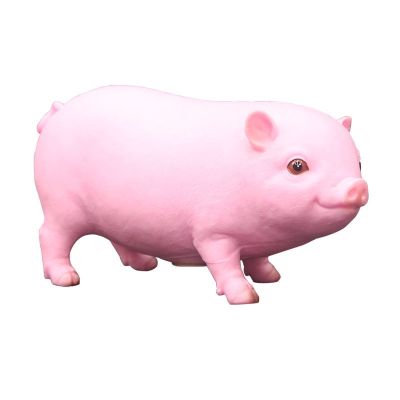 Soft rubber large sound simulation model of sound animal farm pigs 2 resistance drop 3-6 years old childrens toys furnishing articles