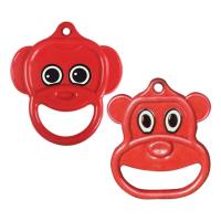 Swing Rings Outdoor Playground Rings Swing Cartoon Animal Children Swings for 3-14 Years Kids Boys Girls Heavy Duty Chain Swing Accessories brightly