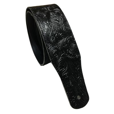 ‘【；】 Guitar Strap Bass Strap Embossed Adjustable Electric Guitar Strap Musical Instrument Accessories