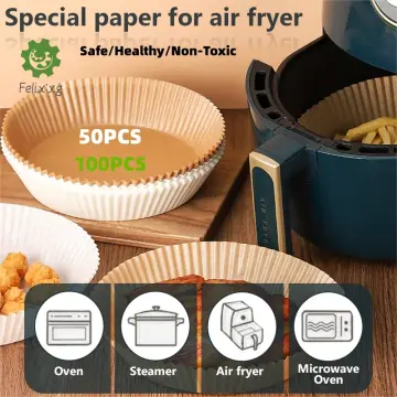 Home Expert Air Fryer Disposable Paper Liner-100PCS Parchment Paper Sheets,Round  Air Fryer Parchment Paper