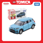 Xe mô hình Tomica số 8 Toyota Raize, Mẫu mới tem 2021, Hàng Chính Hãng