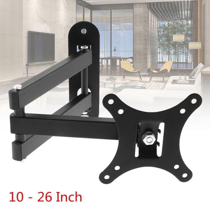 10kg-adjustable-wall-mount-cket-flat-panel-frame-support-10-degrees-tilt-with-small-wrench-for-lcd-led-monitor-flat-pan