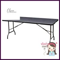 โต๊ะอเนกประสงค์พับลายหวาย HDPE SURE FR-180 180 ซม. สีดำFOLDING TABLE SURE FR-180 180CM BLACK HDPE RATTAN **ทักแชทได้ค่ะ ยินดีบริการ**