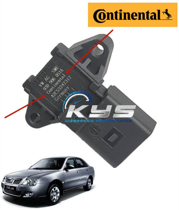 PW811648 MAP SENSOR INTAKE MANIFOLD ABSOLUTE PRESSURE SENSOR (4P