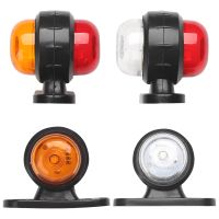 【LZ】✵  Lâmpada indicadora de iluminação lateral dupla para carros marcador lateral universal luz de advertência 12-24V 4pcs