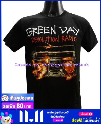 เสื้อวง GREEN DAY กรีนเดย์ ไซส์ยุโรป เสื้อยืดวงดนตรีร็อค เสื้อร็อค  GDY1595 ถ่ายจากของจริง