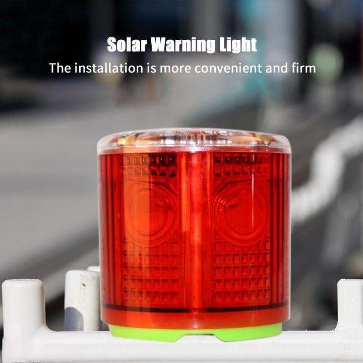 Solar LED Emergency Light Strong Magnetic Solar Powered Warning Lights ...