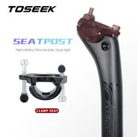 {:”》0ทาง Seatpost TOSEEK คาร์บอนแบบเต็มไฟเบอร์จักรยานเสือภูเขาสีดำด้านโพสต์ที่นั่ง27.2/30.8/31.6มม. หลักอานอะไหล่รถจักรยานสำหรับการขี่จักรยาน