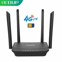 EDUP Wifi Router SIM Card 300Mbps 3G4G Wifi Wireless Dongle LTE FDD Mobile Hotspot Adapter 4*6dBi External Antenna RJ45 WAN LAN