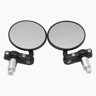 2Pcs Motorcycle Mirror Round Bar End Convex Handle Bars For KTM LC4 Supermoto 990 Adventure 990 SMC SMCR Enduro R MC-R Duke 640