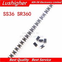 100PCS SS36 30V 60A SMD SR360 SK36 Diode SMA WATTY Electronics