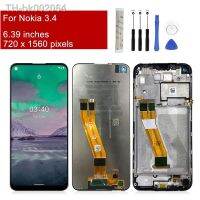 ❁ For Nokia 3.4 LCD Display Touch Screen Digitizer Assembly With Frame For Nokia 3.4 Display Replacement Repair Parts 6.39