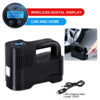 ♧❃ Car Air Compressor Fast Inflation Portable Car Tire Pump with LED Light Auto-Off With Digital Screen for Auto Bicycle Basketball