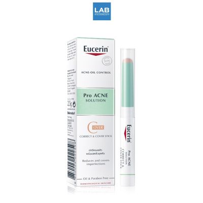 Eucerin Pro Acne Solution Correct & Cover Stick 2.5g - ดินสอแต้มสิว พร้อมการปกปิด