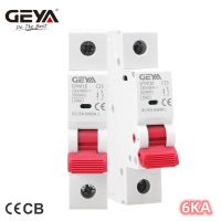 【LZ】▦  GEYA-Mini interruptor GYM10 fase monofásica MCB 6A 10A 16A 20A 25A 32A 40A 50A 63A 220V 400V curva de C 6KA MCB CE aprovado