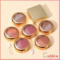 Golden อายแชโดว์ 2สี พาเลทตามี 3 เฉดสี ให้เลือก อายชาโดว์ตา ติดทนนาน กันน้ำ กันเหงื่อ eyeshadow