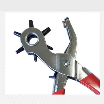 Generic Leather Hole Punch,Belt Hole Puncher for Leather, Revolving Punch  Plier Kit,Leather Punch Plier