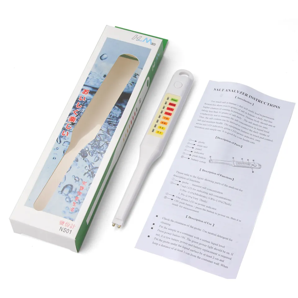 YIERYI Food Salinity Meter for Soup Cooked Food Mariculture – Yieryi