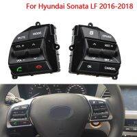 สำหรับ Hyundai Sonata 9 LF 2016-2018พวงมาลัยปุ่มบลูทูธโทรศัพท์ล่องเรือปุ่มรีโมมควบคุมซ้ายปุ่มเพลง