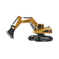 RC Trucks Mini Remote Control Bulldozer 1:24 5CH 6CH Alloy Engineering Car Dump Truck Crane Excavator Electric Vehicle Toys