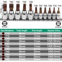 11ชิ้นชุดประแจดาวท็อกผู้หญิงไดรฟ์ Hex ซ็อกเก็ตกุญแจเลื่อนหัว1/4 "3/8" กุญแจวงล้อแบบ E-Type เครื่องมือซ่อมแซมแฮนด์เมดชุดดอกสว่าน