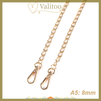 Valitoo สายกระเป๋าคล้องไหล่หัวเข็มขัดกุ้งมังกรสายคล้องโซ่ห่อเคสโทรศัพท์มือถือโลหะ