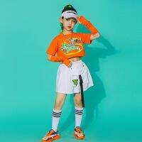 [COD] Hip-hop hip-hop dance costumes for childrens girls catwalk suits practice