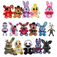 6/6/guxiansu570330 FNAF ห้าคืนที่ของเล่นกำมะหยี่ของ Freddy S Sanshee 7ตุ๊กตาหมี/Foxy Xmas