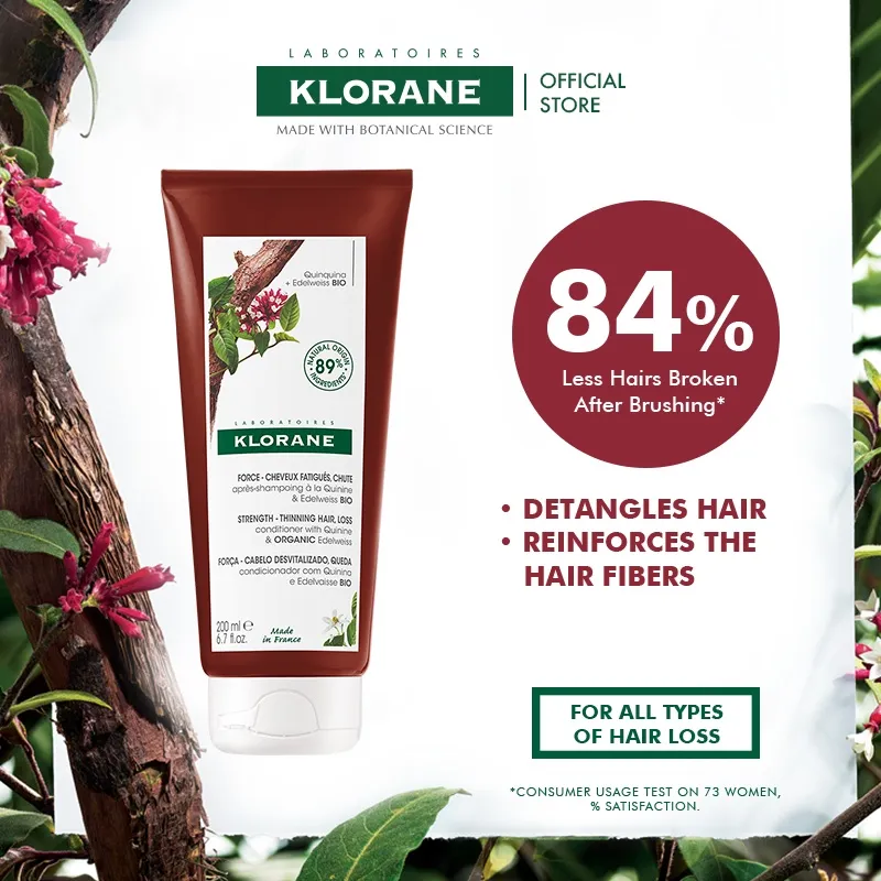 Klorane anti-hair loss shampoo Quinine/Edelweiss (200 ml)