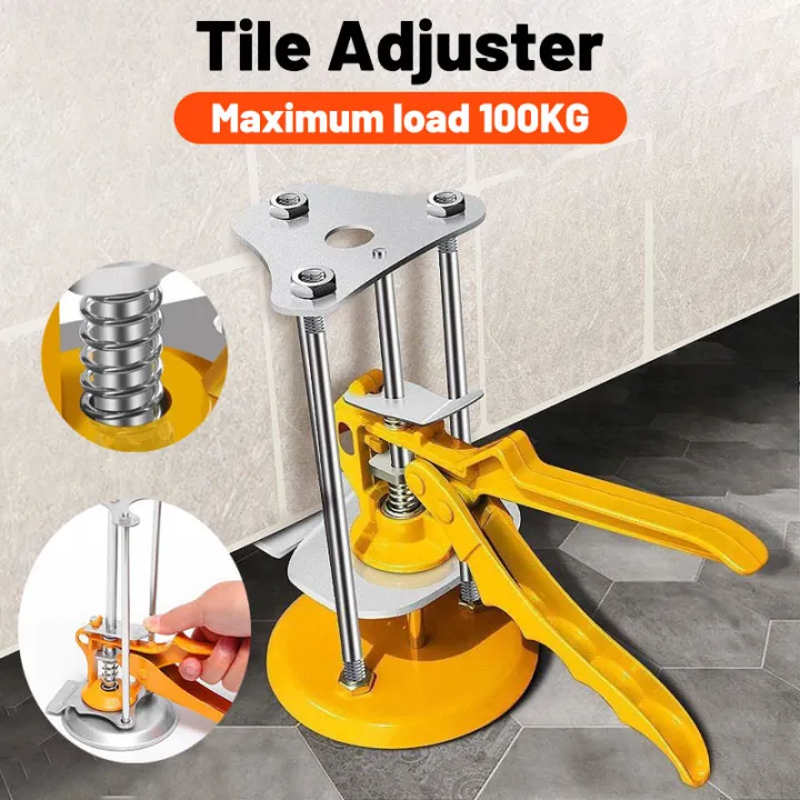 Metal Manual tile Locator Wall Tiles Regulator Maximum Load 100KG Height Adjustment Prevent Tile