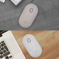 MOUSE (เมาส์ไร้สาย) LOGITECH M350 PEBBLE WIRELESS MOUSE