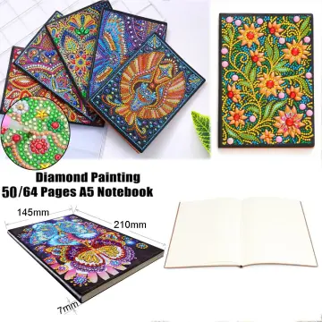 DIY Mandala Special Shaped Diamond Painting 50 Sheets A5 Office Notebook