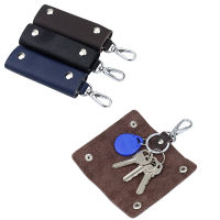 Housekeeper Key Case Stylish Key Wallet Chain Key Ring Leather Key Pouch Key Wallet Car Key Holder