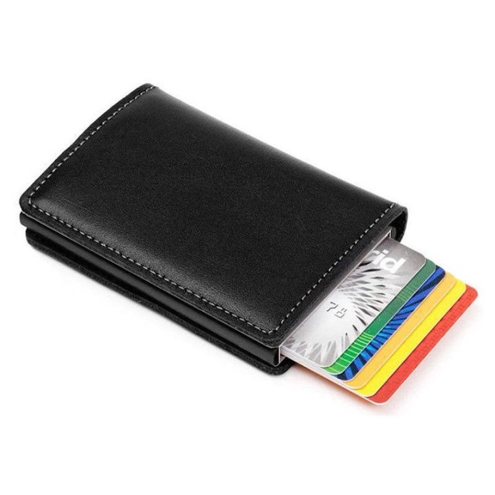 กระเป๋าสตางค์หนังแท้ใส่บัตรเครดิต-5211059