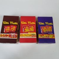 tutti frutti ทุตตี ฟรุตตี ผลไม้รวม รูปผีเสื้อ และ รูปรถ และ รสโคล่า  tutti frutti cola