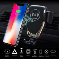 10W Qi Car Wireless Charger Holder Fast Charging USB Auto Air Outlet Mount Car Charger For Samsung Xiaomi Mobile Phone