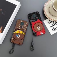 เคส G9โมโตโรล่าโมโต G9ลายการ์ตูนหมีสีน้ำตาลเคสโทรศัพท์กันกระแทก