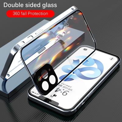 「Enjoy electronic」 Snap on Lens Protection Dust Proof Cover For iPhone 11 13 Pro Max 12 Mini XS Max X XR 7 8 14 Plus Double Sided Glass Phone Case