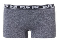 Wolfox Sport Pants กางเกงขาสั้นขอบตัวอักษร (สีเทา)