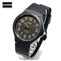 Velashop Casio นาฬิกาข้อมือผู้ชาย สายเรซิ่น สีดำ รุ่น MW-240-1B2VDF, MW-240-1B2, MW-240, MW240