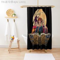 【CW】✚☄  Hocus Pocus Sisters Shower Curtain And Anti-Mold