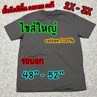 COD BIG !!อ่านรายละเอียดก่อนสั่งซื้อ!! เสื้อหลุดQC SIZE เสื้อไซส์ใหญ่ ผ้าคอตตอน100% เสื้อคนอ้วน