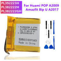 PL382222H PL382222GH แบตเตอรี่เดิมสำหรับ Huami POP A2009 Amazfit Bip U A2017 Smat นาฬิกาแบตเตอรี่392223 225235MAh