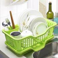 [⚡ส่งฟรี] Dish Racks ชั้นวางจาน ชาม ที่คว่ำจาน DISH DRAINER  พร้อม ช่องระบายน้ำ ขนาดกะทัดรัด