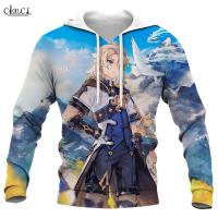 2023 NEW STYLE-2023 new style Fashion Anime Games Genshin Impact Hoodie 3D Printed Hooded Sweatshirt Men Women Harajuku Streetwear Coat Pullover(FREE CUSTOM NAME LOGO) Thin versatile sweater