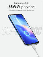 สายชาร์จ แท้ OPPO Realme SUPERVOOC Fast Charging ชาร์จเร็ว OPPO VOOC 6.5A USB TYPE-C ใช้ได้ตรงรุ่น เช่น Reno4/Pro,FindX2