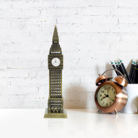 Leetshop สถาปัตยกรรม England Metal Building Model Model Model Metal Craft Ornament