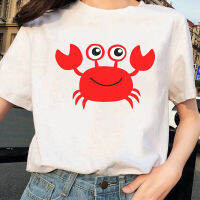 2023New ใหม่ ⭐⭐(พร้อมส่ง)เสื้อ ปูแดง red crab T-shirt Cotton 100%