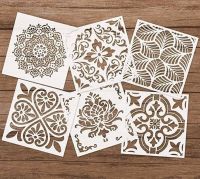 15 CM DIY Craft Mandala Stencils for Painting on WoodWall Art Scrapbooking Stamping Album Decorative Embossing Paper Cards