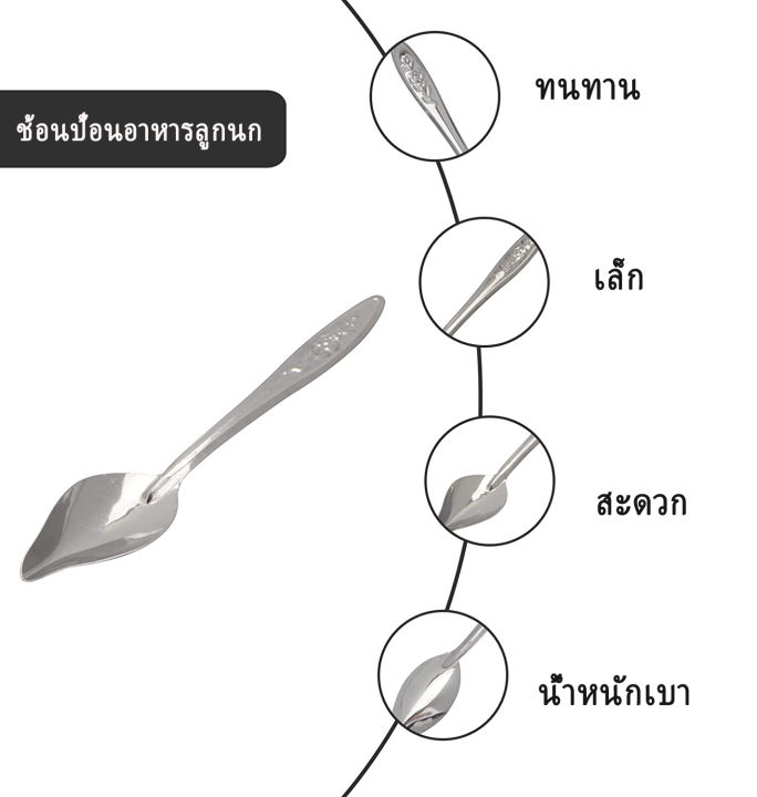 สายป้อนฟรี-ไซริ้งค์-ป้อนยา-ป้อนอาหาร-ช้อนให้อาหารนก-สำหรับนก-นกแก้ว-นกกรงหัวจุก-ฟอพัส-ลูกนก-กระบอกป้อน